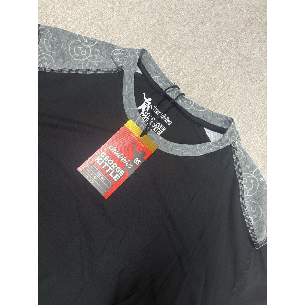 NEW Chubbies x George Kittle Camo Training Camp Tee Shirt Black Men's Medium NWT